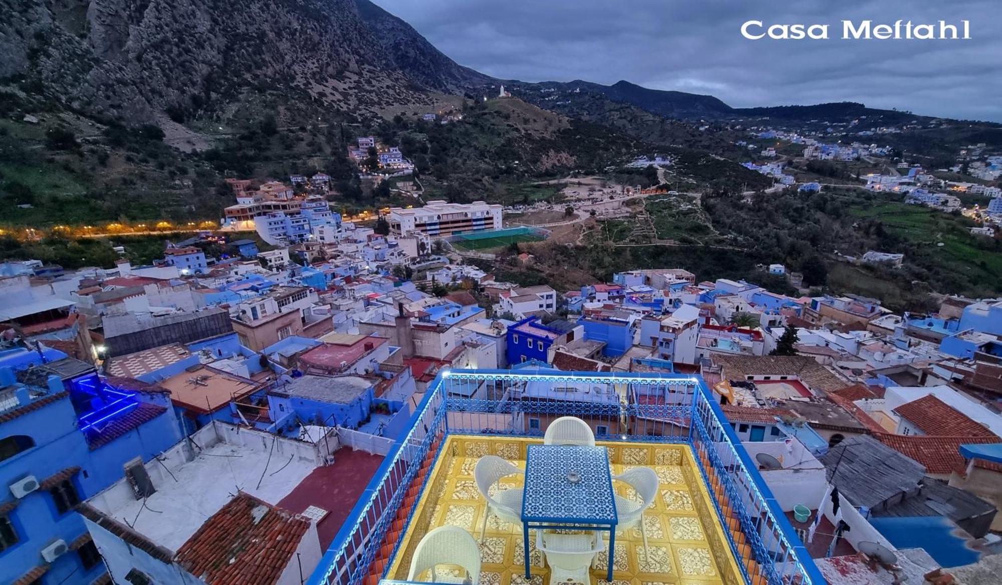 Ferienwohnung Casa Meftah Blue Chefchaouen Exterior foto