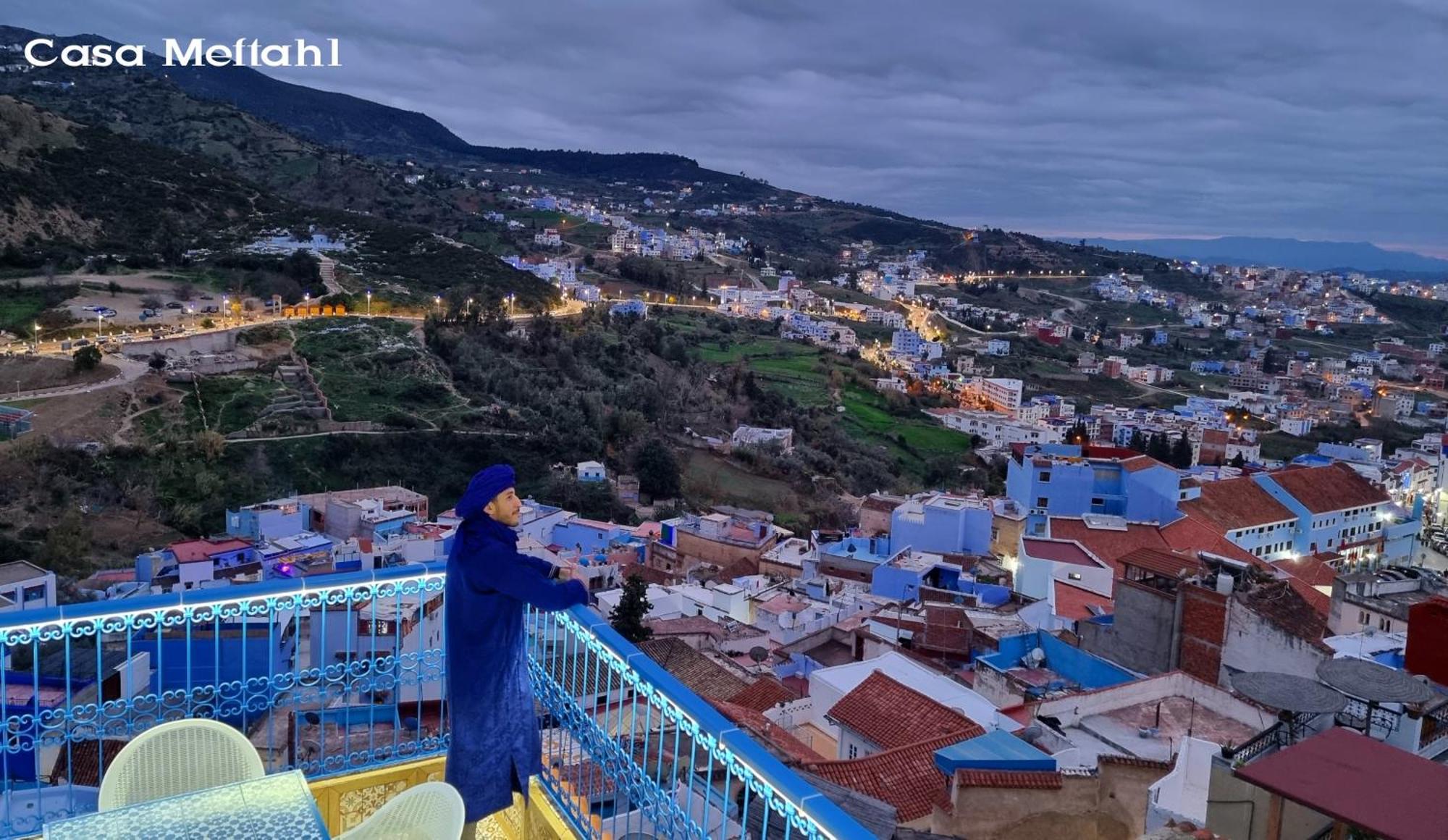 Ferienwohnung Casa Meftah Blue Chefchaouen Exterior foto