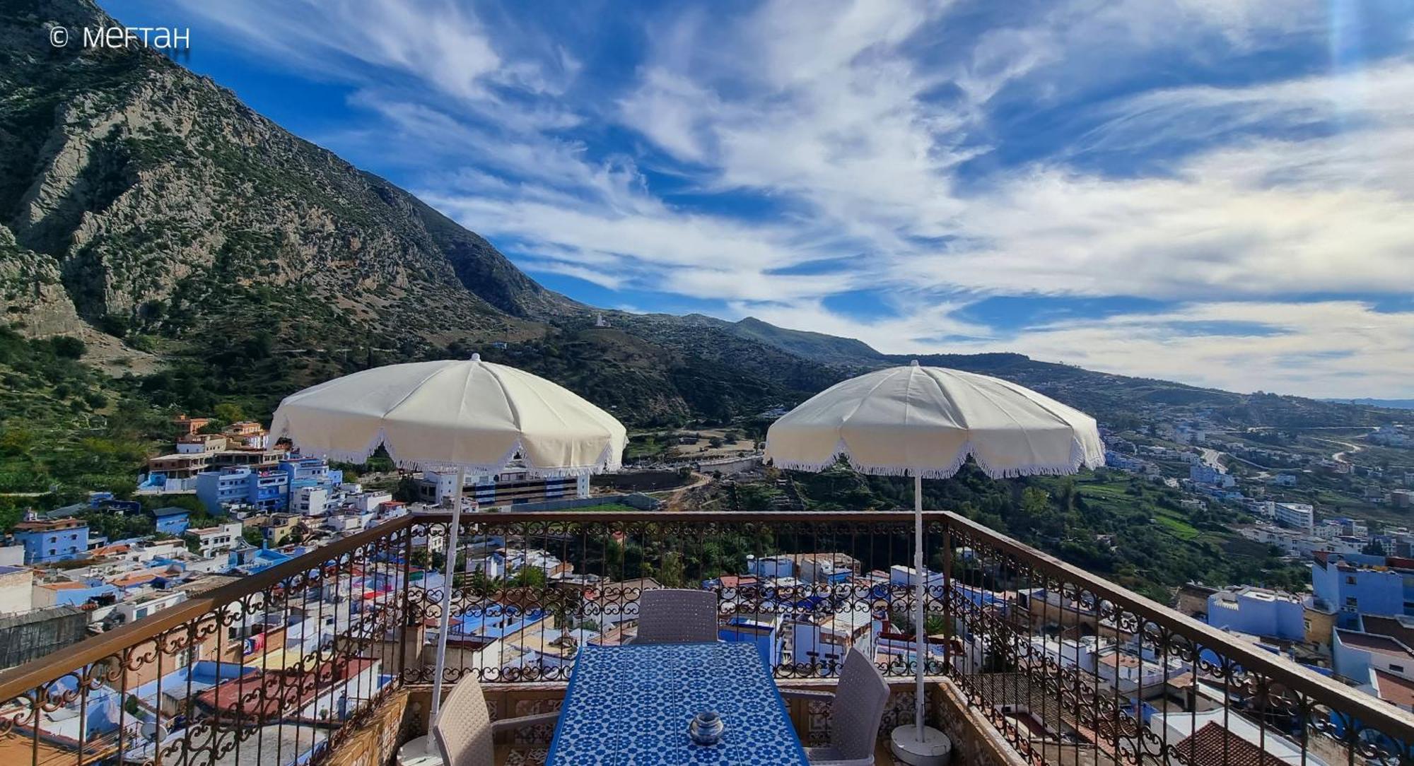 Ferienwohnung Casa Meftah Blue Chefchaouen Exterior foto
