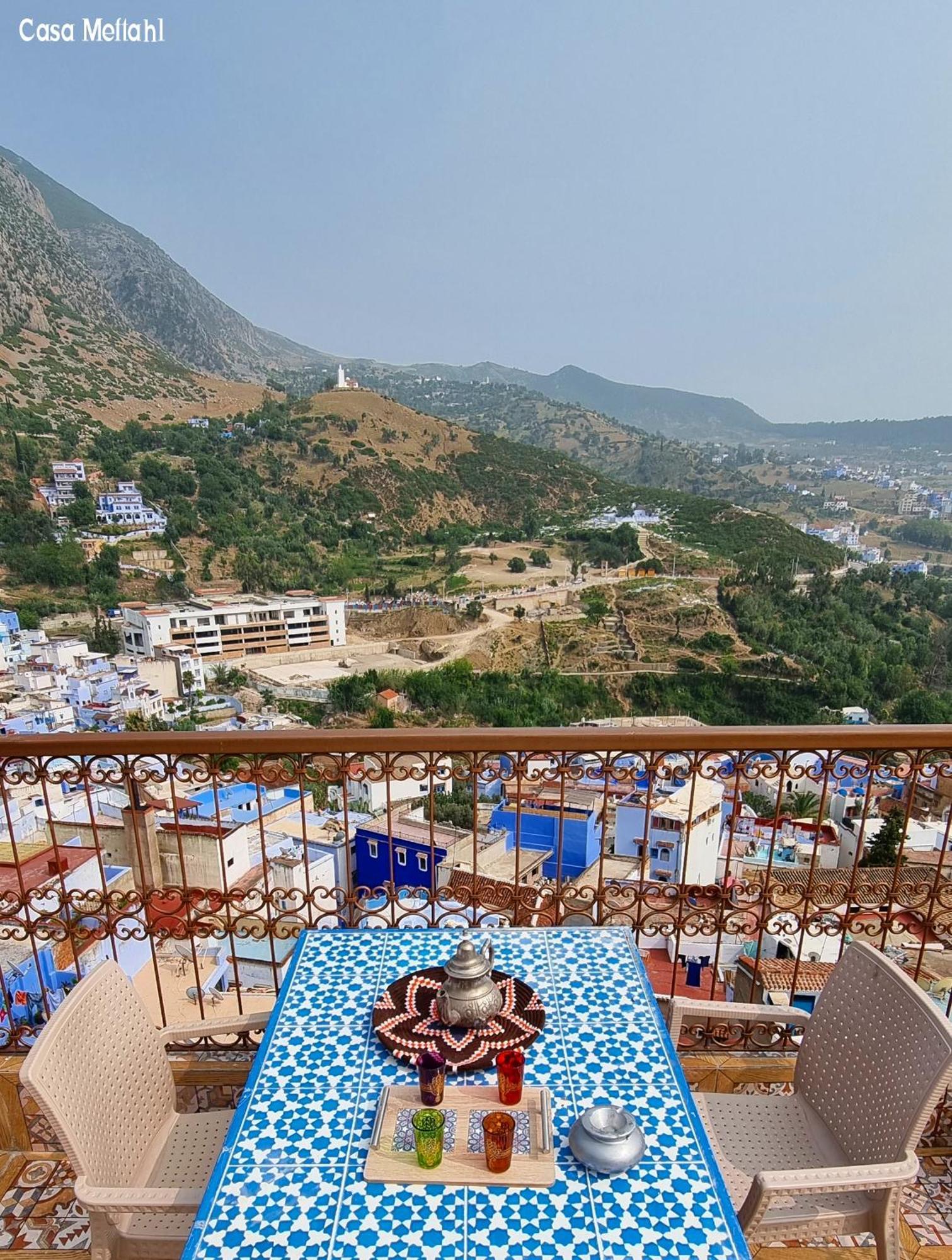 Ferienwohnung Casa Meftah Blue Chefchaouen Exterior foto