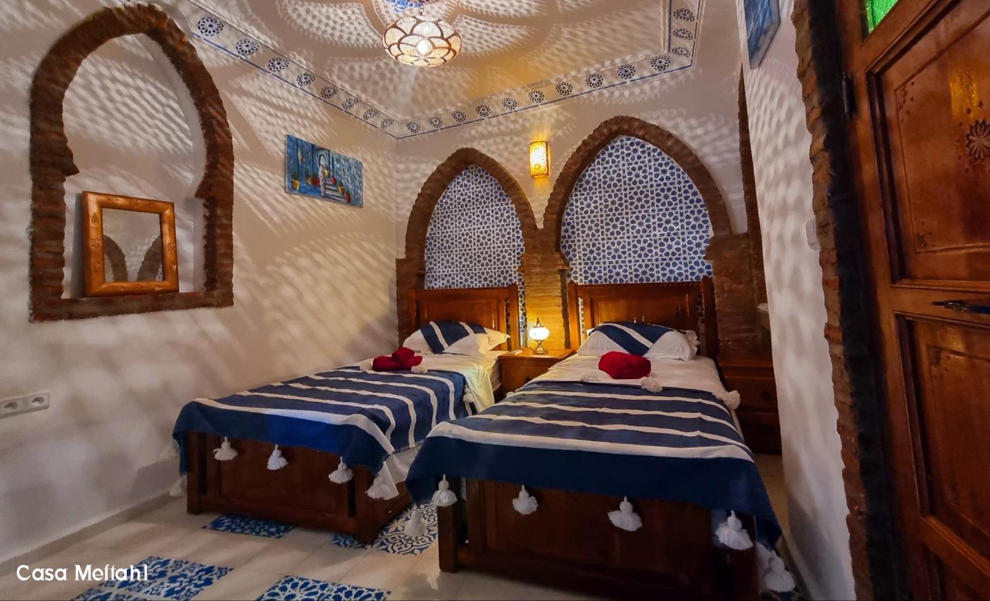 Ferienwohnung Casa Meftah Blue Chefchaouen Exterior foto